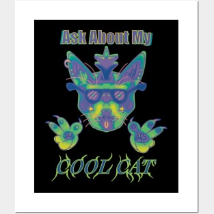 Mardi Gras Ask About My Cool Cat Posters and Art